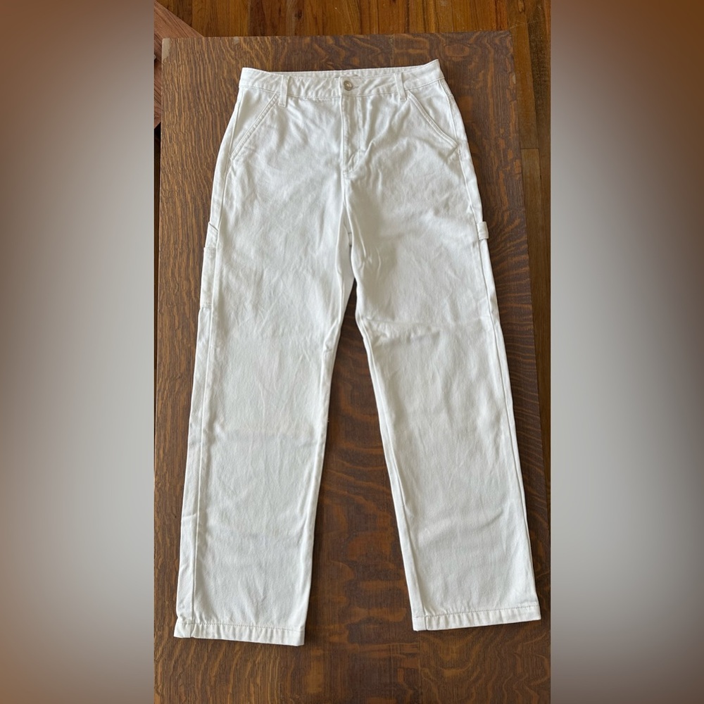 Chelsea & Violet Carpenter Jean White Size 29